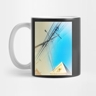 Oblique Attic and electric cables Mug